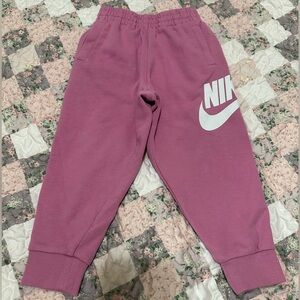 Nike Kids Girls Dusty Pink Sweatpants  Joggers